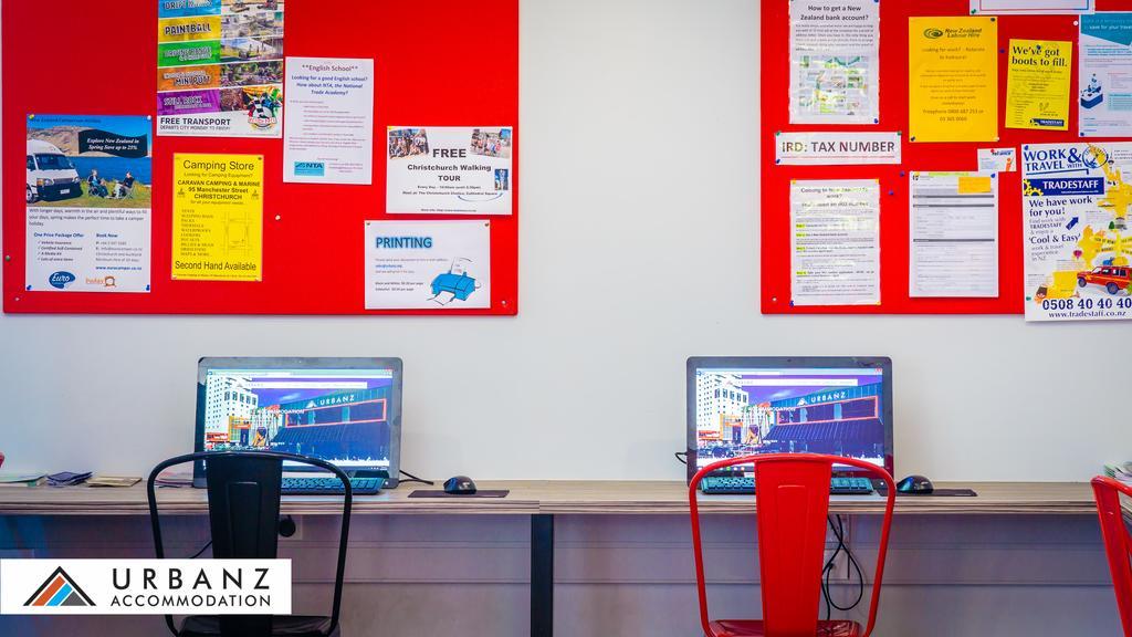 Urbanz Hostel Christchurch Luaran gambar Computer Lab